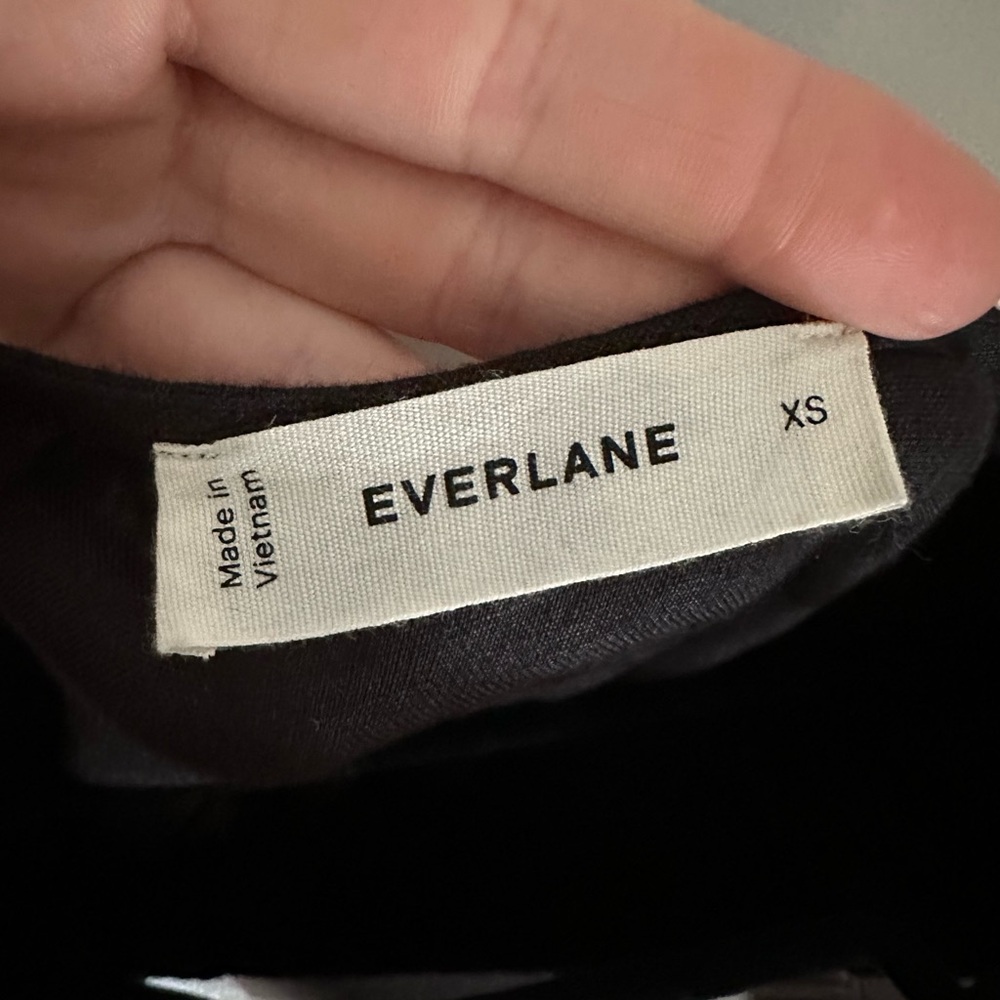Everlane Linen Oversized Puff Sleeve dress size XS NWOT - Picture 7 of 7